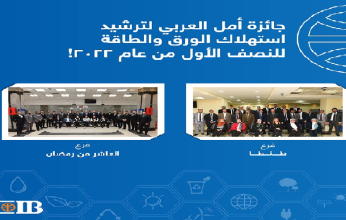البنك التجاري الدولي يعلن الفروع الفائزة بجائزة أمل العربي لترشيد استهلاك الطاقة