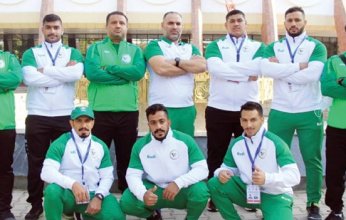 مشاركة المنتخب السعودي لرفع الأثقال في بطولة آسيا بالبحرين