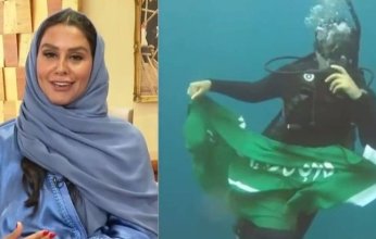 بالفيديو.. سيدة سعودية تسبح من المملكة إلى مصر