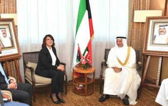 الكويت وليبيا تبحثان تعزيز العلاقات الثنائية بين البلدين