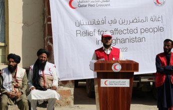 الهلال الأحمر القطري يعلن تنفيذ المرحلة الأولى من مشروع دعم المتضررين بأفغانستان