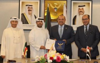 توقيع اتفاقية تعاون مشترك بين اللجنة الأولمبية المصرية ونظيرتها الكويتية