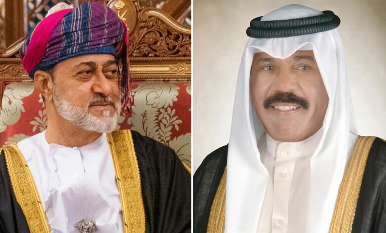 أميرالكويت يتلقى برقية تهنئة من سلطان عمان بمناسبة الذكرى الثانية لتوليه مقاليد الحكم أميرالكويت يتلقى برقية تهنئة من سلطان عمان بمناسبة الذكرى الثانية لتوليه مقاليد الحكم