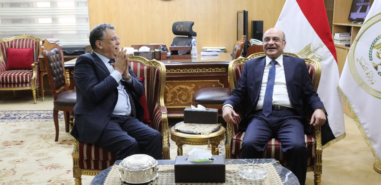 مصر والمغرب تبحثان تعزيز التعاون الثنائي في مجالات تطوير العمل القضائي مصر والمغرب تبحثان تعزيز التعاون الثنائي في مجالات تطوير العمل القضائي