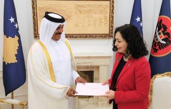 أمير قطر يبعث رسالة خطية إلى رئيسة جمهورية كوسوفو