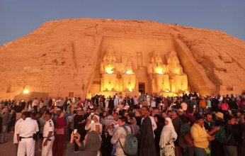 حدث صباحا.. .تعامد الشمس على وجه رمسيس الثاني بجنوب مصر