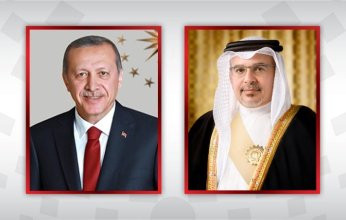 ولي عهد البحرين يهنئ الرئيس التركي بذكرى عيد الجمهورية