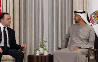 رئيس دولة الإمارات يستقبل رئيس وزراء جورجيا