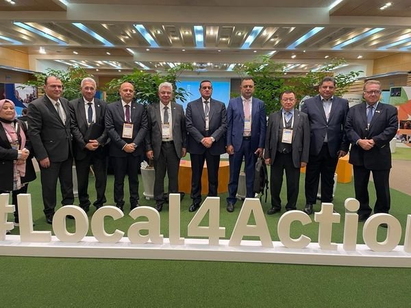 وزير التنمية المحلية المصري يلتقى مع رئيس اتحاد المدن والمحافظات المغربية ووفد المكتب الإقليمى لمنظمة المدن والحكومات العالمية ونائب رئيس جماعات المدن المغربي وزير التنمية المحلية المصري يلتقى مع رئيس اتحاد المدن والمحافظات المغربية ووفد المكتب الإقليمى لمنظمة المدن والحكومات العالمية ونائب رئيس جماعات المدن المغربي