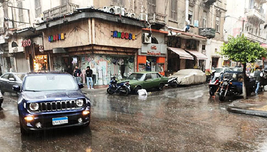 هطول أمطار غزيرة مفاجئة على شمال مصر هطول أمطار غزيرة مفاجئة على شمال مصر