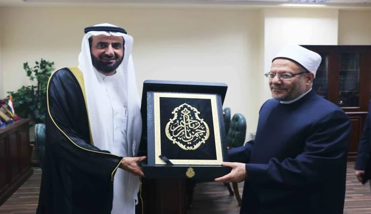 مفتى مصر يستقبل وزير الحج السعودي مفتى مصر يستقبل وزير الحج السعودي