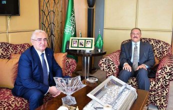 السفير السعودي لدى مصر يستقبل نظيره الأذربيجاني