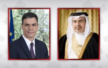 ولي عهد البحرين يتلقى برقية شكر جوابية من رئيس وزراء مملكة إسبانيا