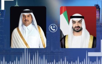 هاتفياً.. رئيس الإمارات يهنئ أمير قطر بمناسبة افتتاح بطولة كأس العالم