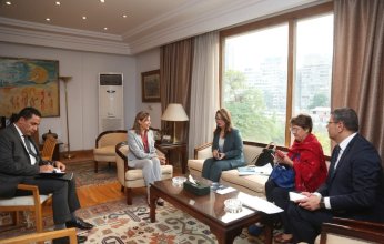 وزيرة الثقافة المصرية تلتقي الدكتورة غادة والي والوفد المرافق لها