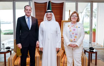 وزير الخارجية الكويتي يلتقي منسق شؤون الشرق الأوسط بمجلس الأمن القومي الأمريكي