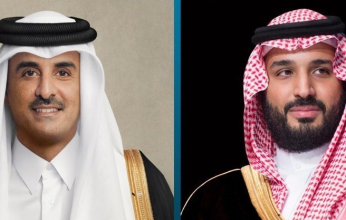 ولي العهد السعودي يشكر أمير قطر بعد حضوره افتتاح كأس العالم