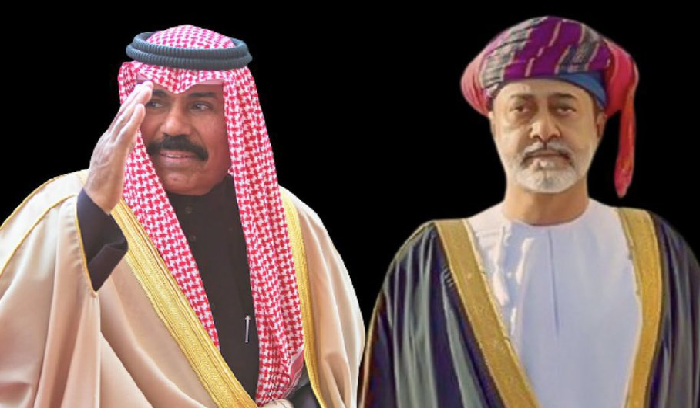 أمير الكويت وولي العهد يهنئان سلطان عمان بالعيد الوطني الـ 52 للسلطنة أمير الكويت وولي العهد يهنئان سلطان عمان بالعيد الوطني الـ 52 للسلطنة
