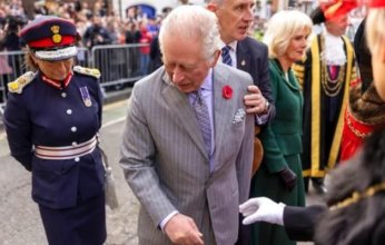 بالفيديو.. الشرطة البريطانية تعتقل شخص رشق البيض على الملك تشارلز