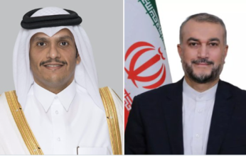 وزير الخارجية القطري يتلقى اتصالا هاتفيا من نظيره الإيراني