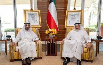 وزير الخارجية الكويتي يلتقي الأمين العام لمجلس التعاون