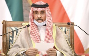 أمير الكويت يعزي خادم الحرمين بوفاة والدة الأمير سعود بن مساعد