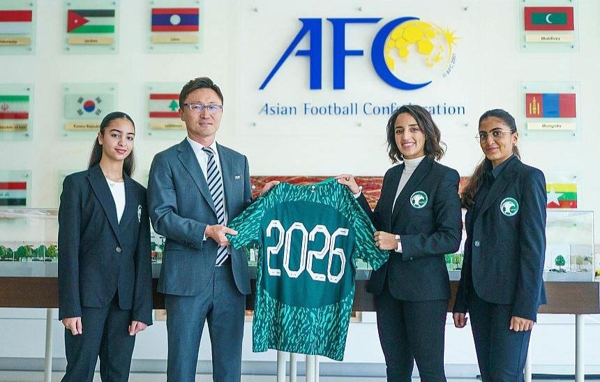 السعودية تسلِّم الاتحاد الآسيوي ملف استضافة كأس آسيا لكرة القدم للسيدات 2026 السعودية تسلِّم الاتحاد الآسيوي ملف استضافة كأس آسيا لكرة القدم للسيدات 2026