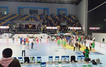 سقوط مدرج جماهير الاتحاد في مباراة بكرة السلة أمام الأهلي