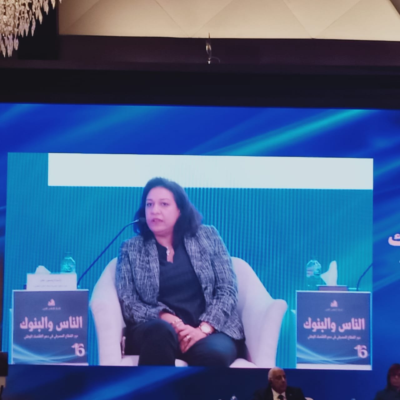 ياسمين عادل: 70% من موظفي البنك الاهلي من شريحة الشباب.. و30% سيدات ياسمين عادل: 70% من موظفي البنك الاهلي من شريحة الشباب.. و30% سيدات