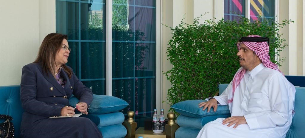 وزيرة التخطيط تلتقي عددمن الوزراء القطريين لبحث سبل تعزيز التعاون بين البلدين وزيرة التخطيط تلتقي عددمن الوزراء القطريين لبحث سبل تعزيز التعاون بين البلدين