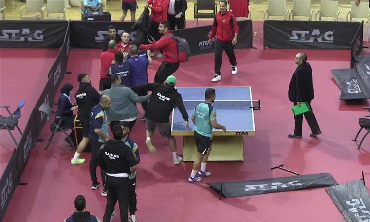 البطولة العربية لأندية لتنس الطاولة.. أحداث مؤسفة وقرارات رادعة البطولة العربية لأندية لتنس الطاولة.. أحداث مؤسفة وقرارات رادعة