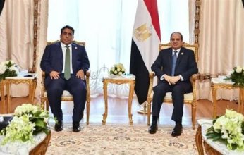 الرئيس المصري يلتقي رئيس المجلس الرئاسي الليبي بواشنطن