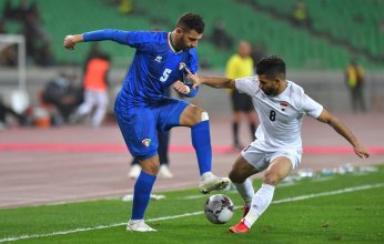 منتخب الكويت لكرة القدم يواجه غدا نظيره العراقي وديا