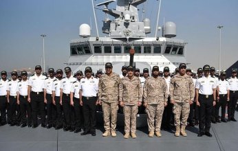 وصول سفينة الدرعية قاعدة الملك فيصل البحرية بالأسطول الغربي