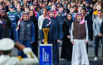 محمد بن سلمان يشهد سباق «فورمولا إي» الدرعية 2023