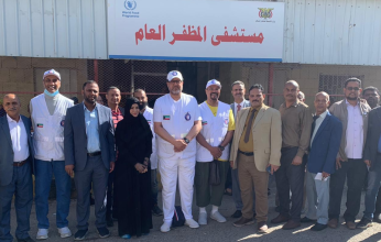 الهلال الأحمر الكويتي يدشن مخيما جراحيا ويفتتح مدرسة أساسية في (تعز) اليمنية