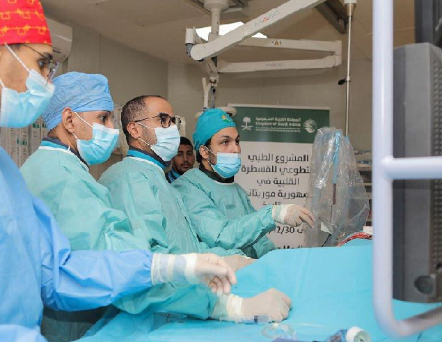 الملك سلمان للإغاثة يُجري جراحات لقسطرة القلب و مكافحة العمى في موريتانيا الملك سلمان للإغاثة يُجري جراحات لقسطرة القلب و مكافحة العمى في موريتانيا