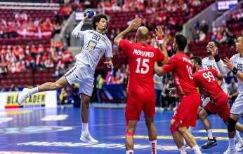 منتخب مصر لليد يفوز على البحرين 26 / 22 ويتأهل لدور الثمانية ببطولة كأس العالم