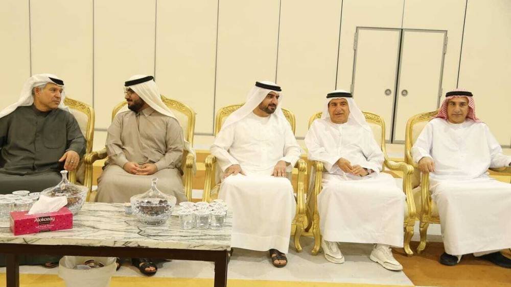 نائب حاكم الشارقة يعزي في وفاة والدة إبراهيم عبد الملك أهلي نائب حاكم الشارقة يعزي في وفاة والدة إبراهيم عبد الملك أهلي