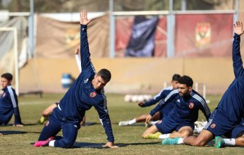 الأهلي يرفض الراحة ويواصل التدريبات استعدادا للزمالك