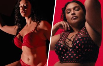 عارضة الأزياء فالنتينا سامبايو في حملة فيكتوريا سيكريت لعيد الحب