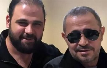 انهيار الفنان جورج وسوف في عزاء ابنه وديع