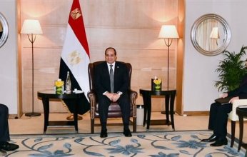 الرئيس المصري يستقبل رئيس مجموعة أداني الهندية العالمية بمقر إقامته في نيودلهي