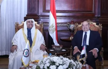 رئيس الشيوخ المصري يبحث مع رئيس البرلمان العربي التعاون الثنائي