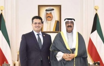 ولي العهد الكويتي يستقبل الدكتور وضاح الرفاعي