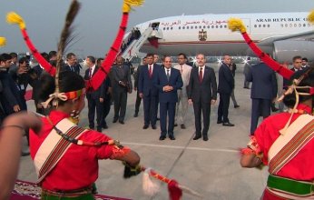 الرئيس المصري: فخور بزيارة الهند الصديقة والمشاركة في الاحتفالات بيوم الجمهورية