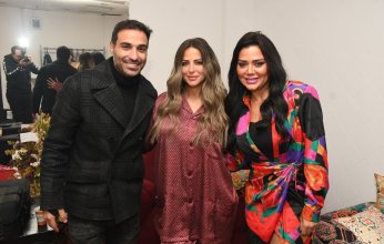 أحمد فهمى ورانيا يوسف يحضران عرض مسرحية "سيدتى الجميلة".. صور