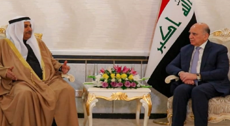 وزير الخارجية العراقي يلتقي رئيس البرلمان العربي بجمهورية العراق وزير الخارجية العراقي يلتقي رئيس البرلمان العربي بجمهورية العراق