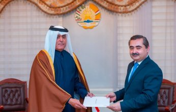 خارجية طاجيكستان تتسلم نسخة من أوراق اعتماد سفير دولة قطر