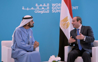 محمد بن راشد يستقبل الرئيس المصري عبد الفتاح السيسي